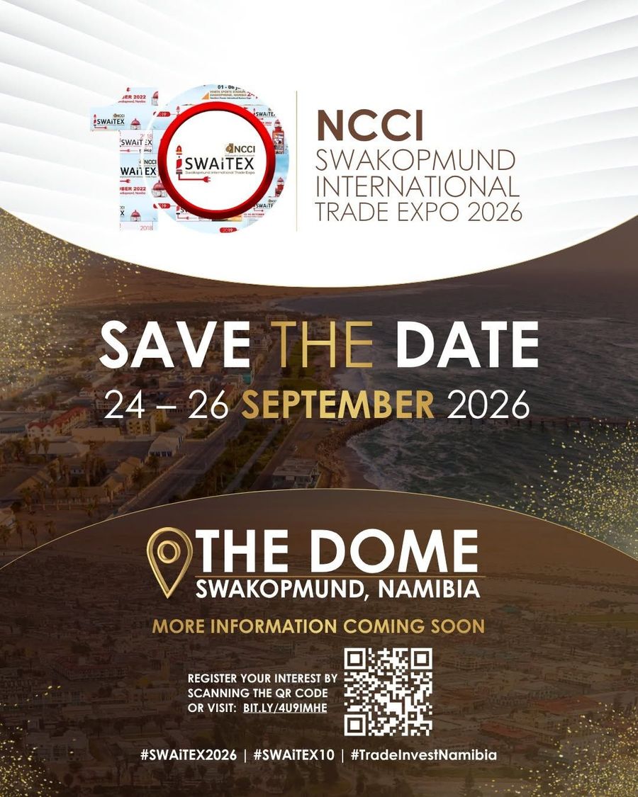 NCCI Swakopmund International Trade Expo (SWAiTEX) 2026 poster