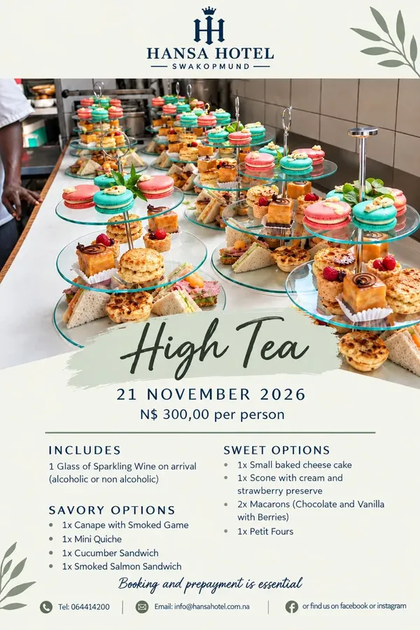 High Tea at the Hansa Hotel poster