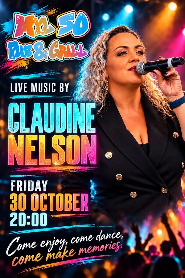 Claudine Nelson Live at Myl 50 Pub & Grill poster