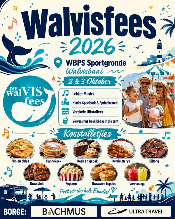 Walvisfees 2026 poster