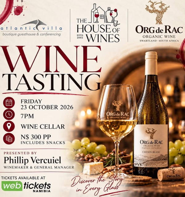Org de Rac Wine Tasting at Atlantic Villa poster