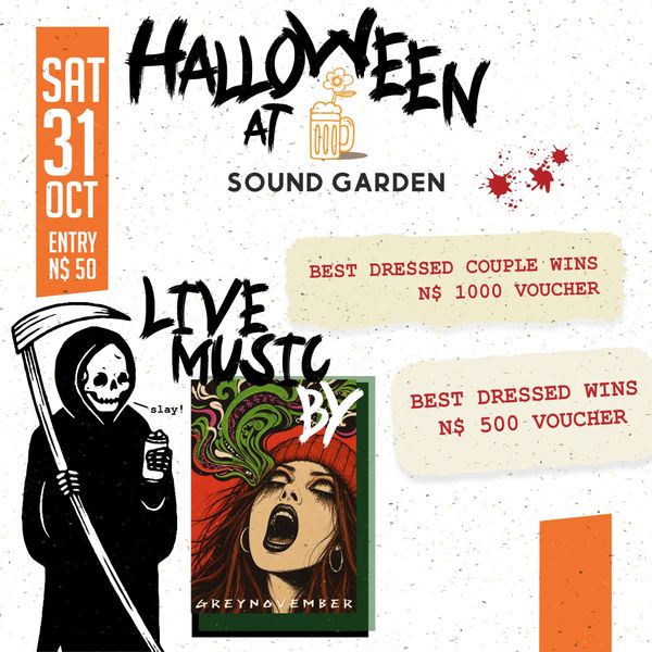 Halloween at Sound Garden poster