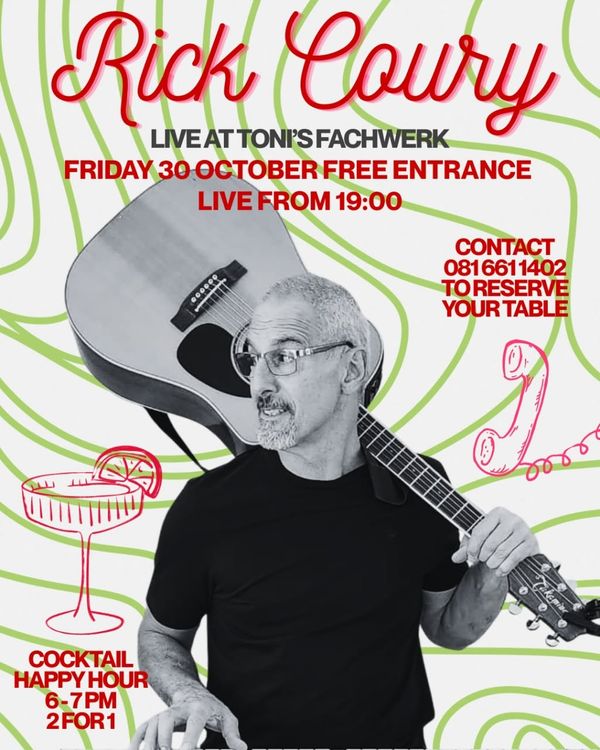 Rick Coury Live at Toni's Fachwerk poster