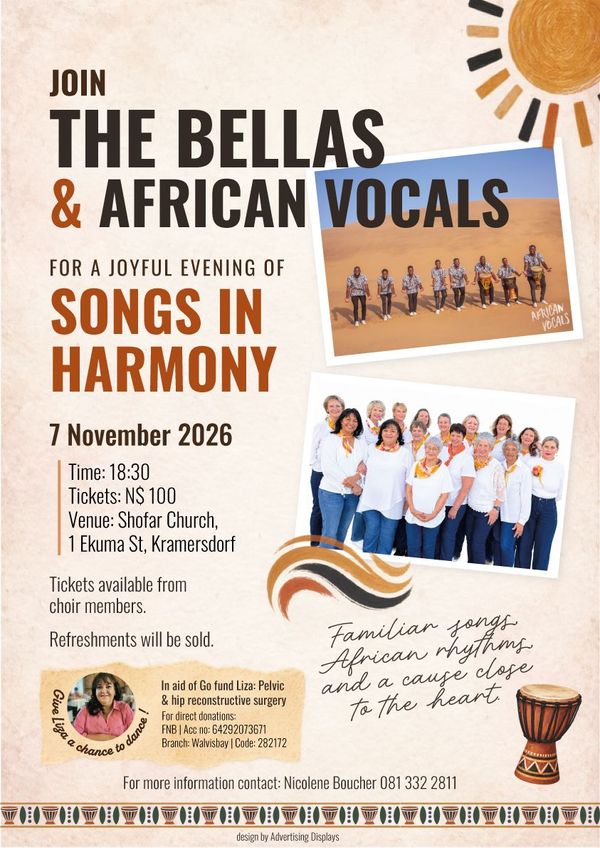 Songs in Harmony — The Bellas & African Vocals poster
