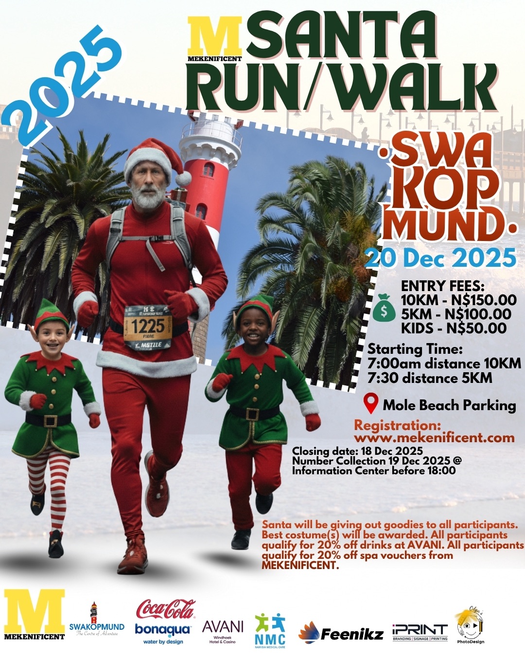 The MEKENIFICENT Santa Run